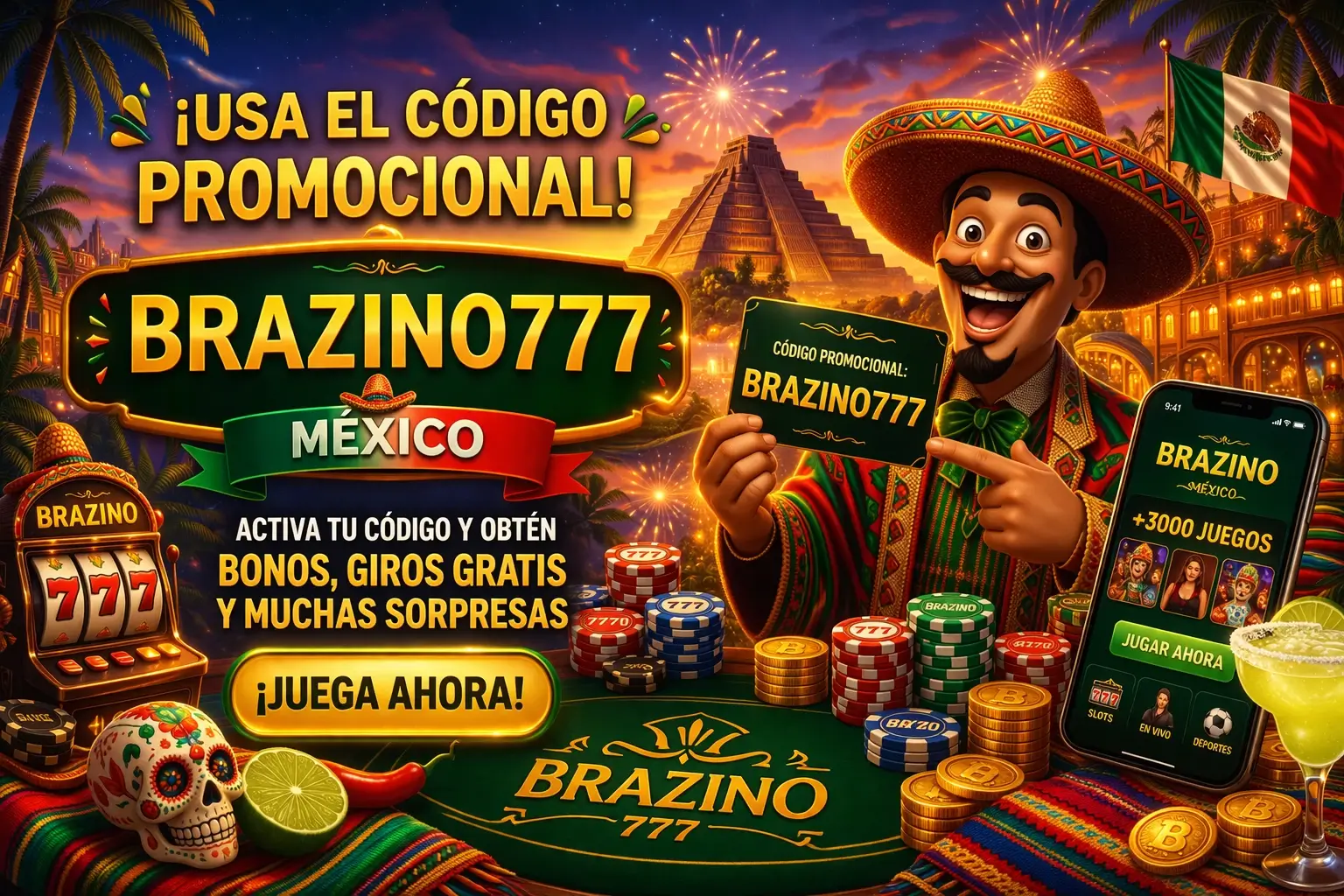 Brazino777 código promocional